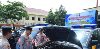 Kapolres Karanganyar Laksanakan Pengecekan Ranmor Dinas TA 2026 Jelang Pengamanan Ramadan dan Idul Fitri 1447 H
