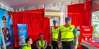 Propam Polres Karanganyar Laksanakan Pamwas di Posyan Ops Lilin Candi 2025