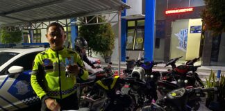 Satlantas Polres Karanganyar Konsisten Tertibkan Knalpot Brong dan Cegah Balap Liar