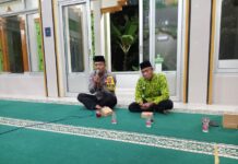 Bhabinkamtibmas Desa Nangsri Hadiri Rapat DMI, Sampaikan Pesan Kamtibmas Jelang Ramadhan