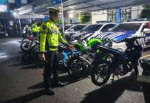 Jelang Ramadan, Satlantas Polres Karanganyar Tertibkan Knalpot Tidak Standar