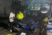 Satlantas Polres Karanganyar Gelar Penindakan Pelanggaran Lalu Lintas di Jalur Utama Jl. Lawu