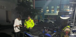 Satlantas Polres Karanganyar Gelar Penindakan Pelanggaran Lalu Lintas di Jalur Utama Jl. Lawu