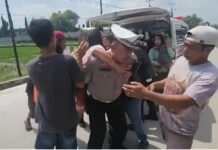 Sat Lantas Polres Karanganyar Tanggap Tangani Laka Lantas Beruntun di Kebakkramat