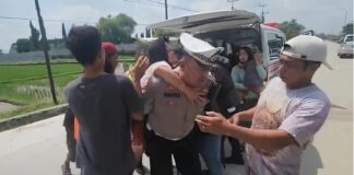 Sat Lantas Polres Karanganyar Tanggap Tangani Laka Lantas Beruntun di Kebakkramat