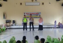 Satlantas Polres Karanganyar Edukasi Keselamatan Lalu Lintas Sejak Dini dalam Operasi Keselamatan Candi 2026