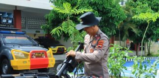 Pengecekan Sarpras, Sat Samapta Polres Karanganyar Pastikan Kesiapan Peralatan Dalmas