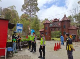 Libur Lebaran Aman, Polisi Aktif Patroli di Wisata Tawangmangu