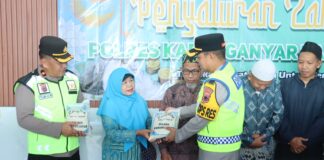 Polres Karanganyar Salurkan 771 Paket Zakat Fitrah untuk Masyarakat dan Lembaga Sosial
