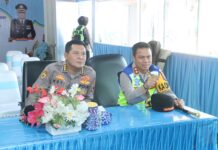 Karo SDM Polda Jateng Tinjau Pos Terpadu Alun-Alun Karanganyar, Beri Motivasi Personel Ops Ketupat Candi 2026