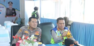 Karo SDM Polda Jateng Tinjau Pos Terpadu Alun-Alun Karanganyar, Beri Motivasi Personel Ops Ketupat Candi 2026