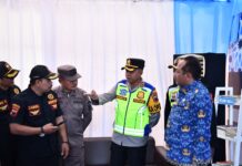 Kapolres Karanganyar Bersama Forkopimda Pastikan Pos Terpadu Siap Layani Pemudik
