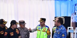 Kapolres Karanganyar Bersama Forkopimda Pastikan Pos Terpadu Siap Layani Pemudik